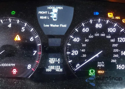 2008 Lexus Ls 460 z USA, uszkodzony, nr VIN JTHBL46F985072699